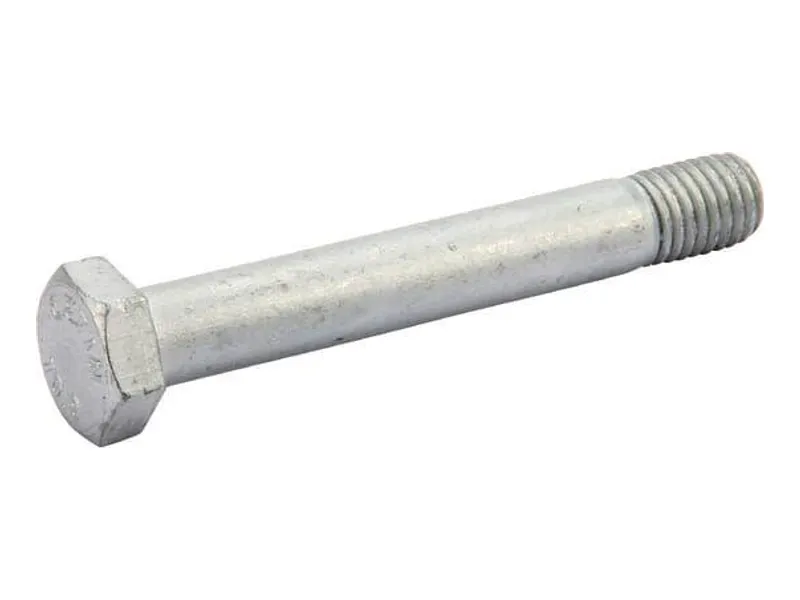 Болт с шестигранной головкой M12x85 мм DIN931-A, класс прочности 10.9, оцинкованный