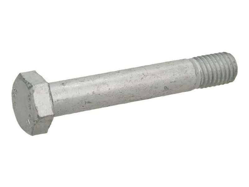 Болт с шестигранной головкой M12X75 мм, класс прочности 10.9, оцинкованный